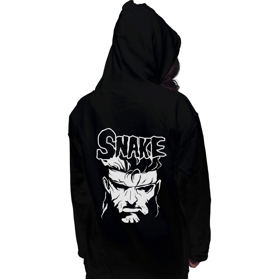 Shirts Zippered Hoodies, Unisex / Small / Black The Snake Ghost