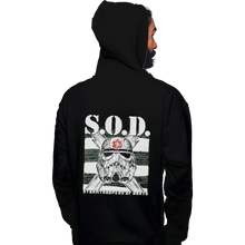 Load image into Gallery viewer, Shirts Zippered Hoodies, Unisex / Small / Black S.O.D.
