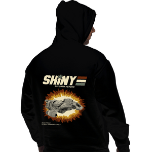 Daily_Deal_Shirts Pullover Hoodies, Unisex / Small / Black Shiny Heroes