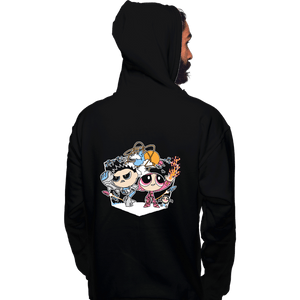 Secret_Shirts Pullover Hoodies, Unisex / Small / Black Shark & Lava