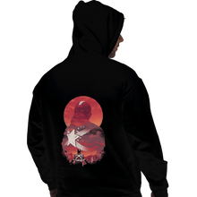 Load image into Gallery viewer, Shirts Zippered Hoodies, Unisex / Small / Black Red Guardian Sun

