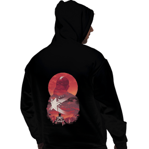 Shirts Zippered Hoodies, Unisex / Small / Black Red Guardian Sun