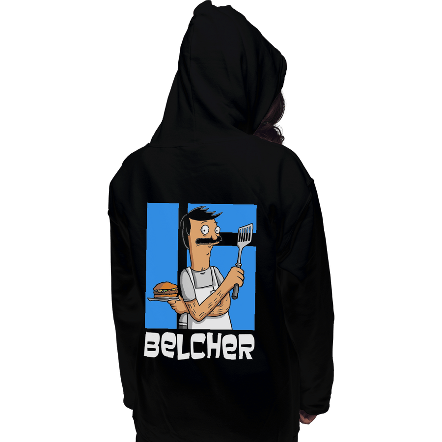 Shirts Pullover Hoodies, Unisex / Small / Black Belcher