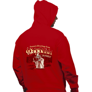 Daily_Deal_Shirts Pullover Hoodies, Unisex / Small / Red Dagobah Humbug