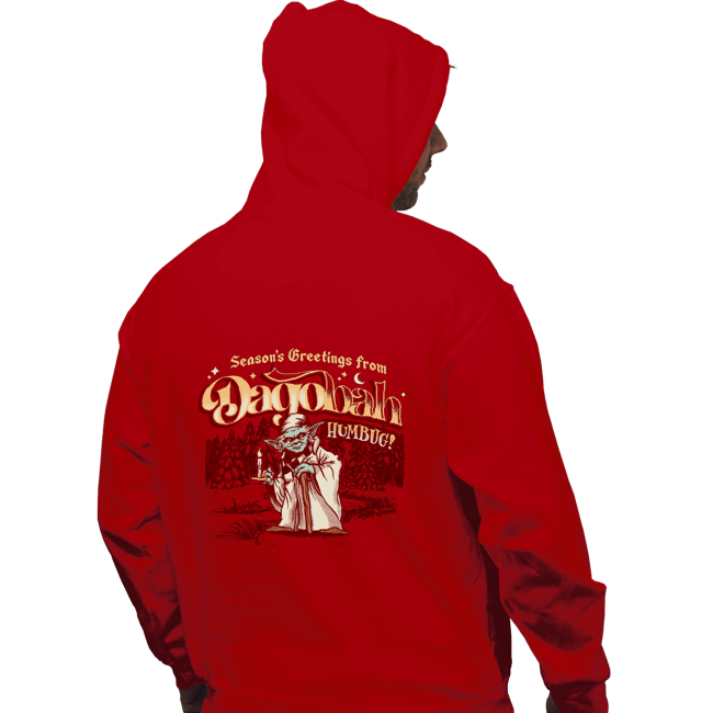 Daily_Deal_Shirts Pullover Hoodies, Unisex / Small / Red Dagobah Humbug