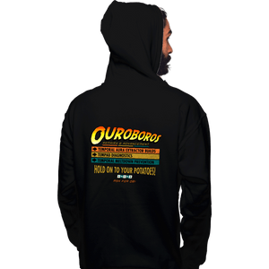 Daily_Deal_Shirts Pullover Hoodies, Unisex / Small / Black Ouroboros