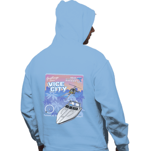 Shirts Zippered Hoodies, Unisex / Small / Royal Blue Greetings From Vice City