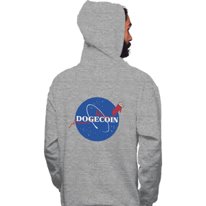 Daily_Deal_Shirts Pullover Hoodies, Unisex / Small / Sports Grey Nasa Doge