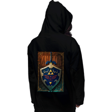 Load image into Gallery viewer, Shirts Pullover Hoodies, Unisex / Small / Black Legend Of Zelda Poster
