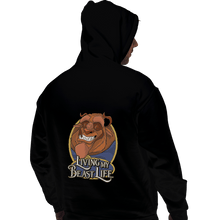 Load image into Gallery viewer, Shirts Zippered Hoodies, Unisex / Small / Black Living My Beast Life
