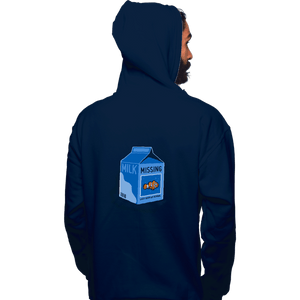 Shirts Pullover Hoodies, Unisex / Small / Navy Missing Fish