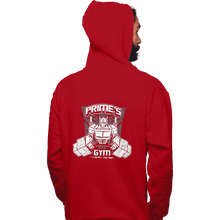 Load image into Gallery viewer, Shirts Pullover Hoodies, Unisex / Small / Red Prime&#39;s Gym
