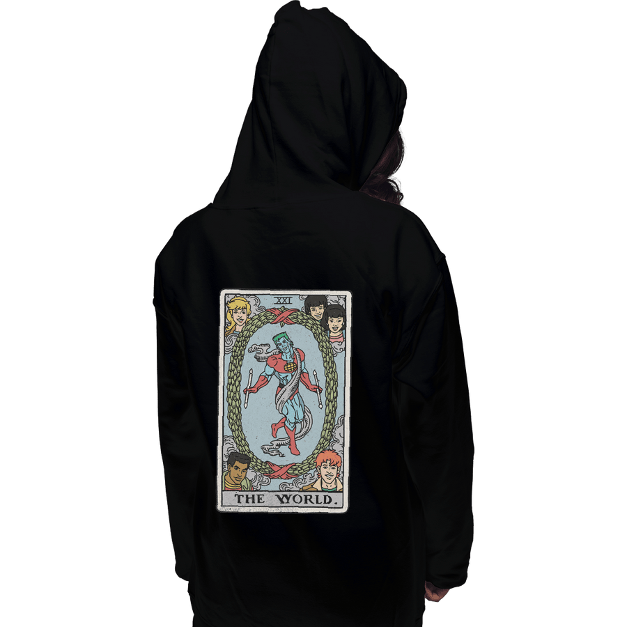 Shirts Pullover Hoodies, Unisex / Small / Black The World