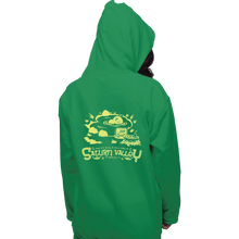 Load image into Gallery viewer, Shirts Zippered Hoodies, Unisex / Small / Irish Green Relax In Saturn Valley
