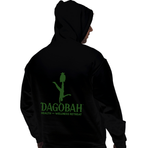 Daily_Deal_Shirts Pullover Hoodies, Unisex / Small / Black Dagobah Health And Wellness Retreat