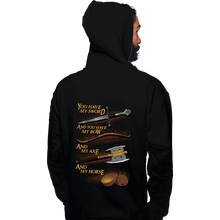 Load image into Gallery viewer, Daily_Deal_Shirts Pullover Hoodies, Unisex / Small / Black Holy Ring
