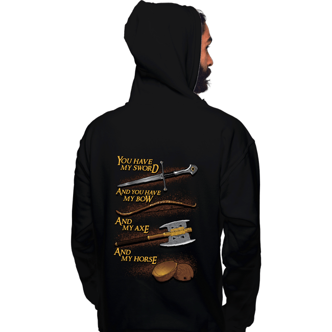 Daily_Deal_Shirts Pullover Hoodies, Unisex / Small / Black Holy Ring