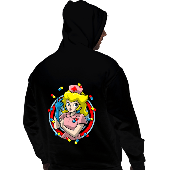 Secret_Shirts Pullover Hoodies, Unisex / Small / Black Nurse Toadstool 182