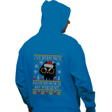 Load image into Gallery viewer, Daily_Deal_Shirts Pullover Hoodies, Unisex / Small / Sapphire Where Is My Present
