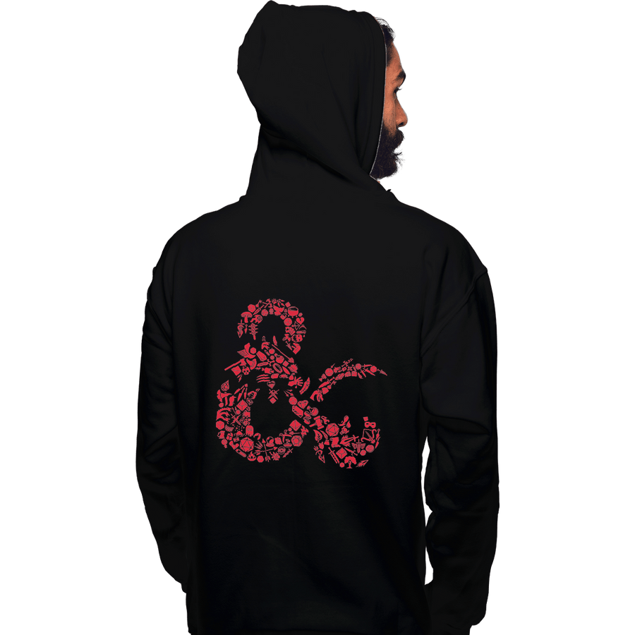 Shirts Pullover Hoodies, Unisex / Small / Black Mosaic Adventure