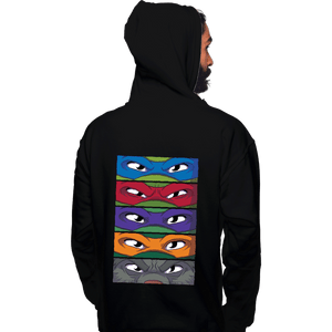 Daily_Deal_Shirts Pullover Hoodies, Unisex / Small / Black TMNT Eyes