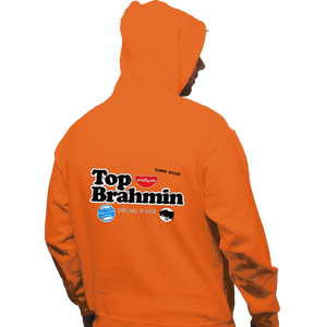Daily_Deal_Shirts Pullover Hoodies, Unisex / Small / Orange Top Brahmin