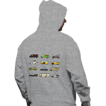 Load image into Gallery viewer, Secret_Shirts Pullover Hoodies, Unisex / Small / Sports Grey Iconic Cars &amp; Vans

