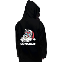 Load image into Gallery viewer, Secret_Shirts Pullover Hoodies, Unisex / Small / Black Be Merry And Consume
