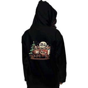 Daily_Deal_Shirts Pullover Hoodies, Unisex / Small / Black This Is Festive