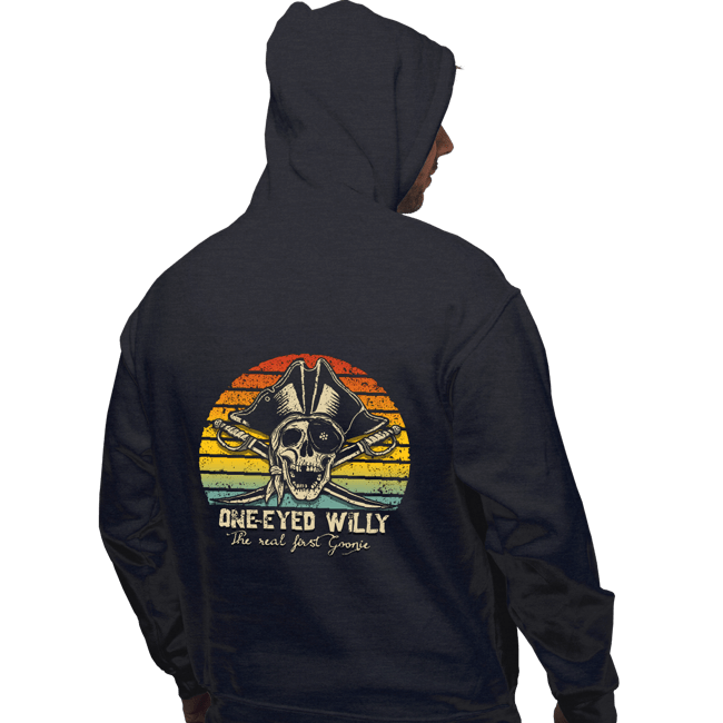 Daily_Deal_Shirts Pullover Hoodies, Unisex / Small / Dark Heather The Real First Goonie