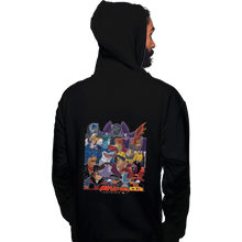 Load image into Gallery viewer, Shirts Zippered Hoodies, Unisex / Small / Black Good Vs Evil 90s
