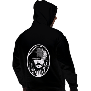 Daily_Deal_Shirts Pullover Hoodies, Unisex / Small / Black God Save The Pirate