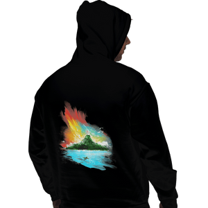 Shirts Pullover Hoodies, Unisex / Small / Black Sunset On Koholint