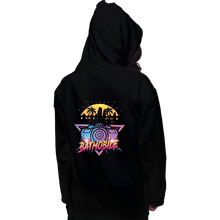 Load image into Gallery viewer, Daily_Deal_Shirts Pullover Hoodies, Unisex / Small / Black Neon Bat
