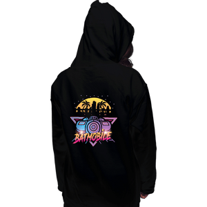 Daily_Deal_Shirts Pullover Hoodies, Unisex / Small / Black Neon Bat