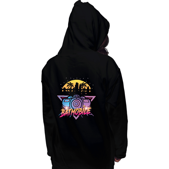 Daily_Deal_Shirts Pullover Hoodies, Unisex / Small / Black Neon Bat