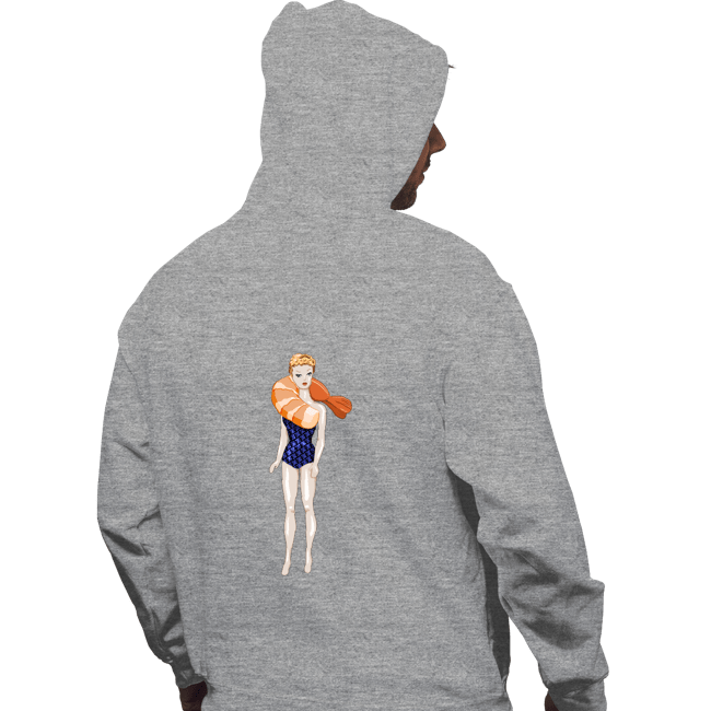 Shirts Pullover Hoodies, Unisex / Small / Sports Grey Shrimp On The Barbie