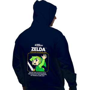 Daily_Deal_Shirts Pullover Hoodies, Unisex / Small / Navy Not Zelda