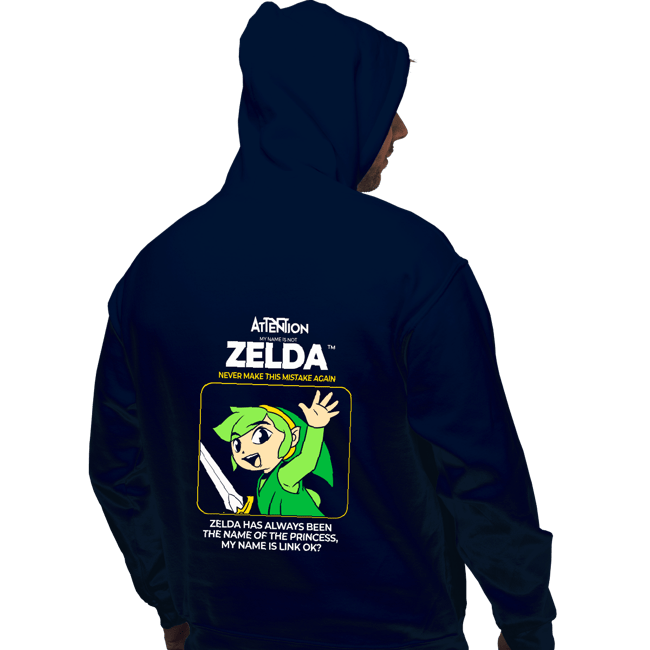 Daily_Deal_Shirts Pullover Hoodies, Unisex / Small / Navy Not Zelda