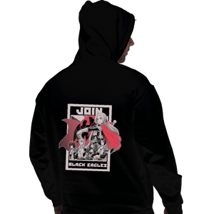 Shirts Zippered Hoodies, Unisex / Small / Black Join Black Eagles