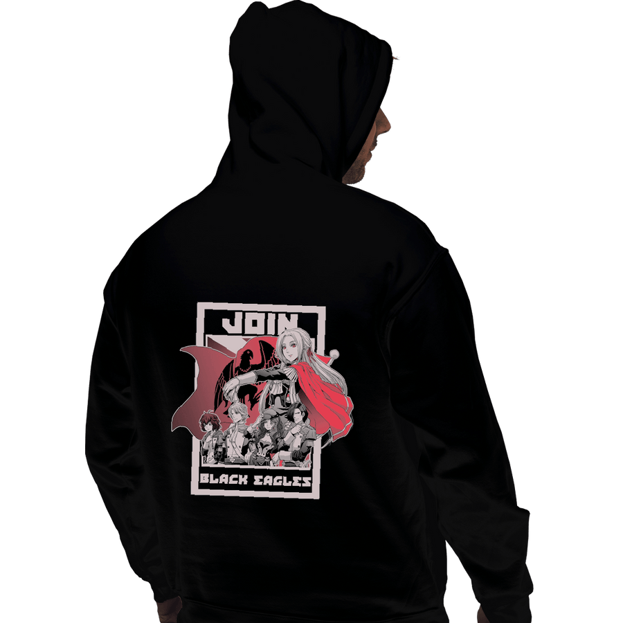 Shirts Zippered Hoodies, Unisex / Small / Black Join Black Eagles