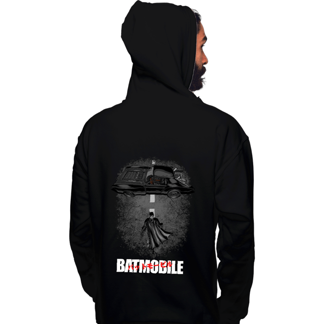 Daily_Deal_Shirts Pullover Hoodies, Unisex / Small / Black To The Batmobile
