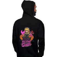 Load image into Gallery viewer, Shirts Pullover Hoodies, Unisex / Small / Black Bow To The Queen
