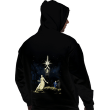 Load image into Gallery viewer, Daily_Deal_Shirts Pullover Hoodies, Unisex / Small / Black A White Wolf

