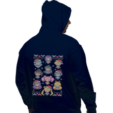 Load image into Gallery viewer, Shirts Pullover Hoodies, Unisex / Small / Navy A Senshi Family Christmas
