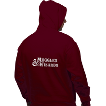 Load image into Gallery viewer, Secret_Shirts Pullover Hoodies, Unisex / Small / Maroon Muggles And Wizards
