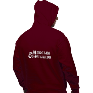 Secret_Shirts Pullover Hoodies, Unisex / Small / Maroon Muggles And Wizards