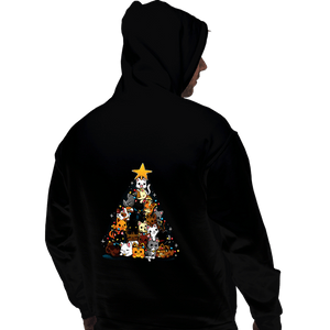 Daily_Deal_Shirts Pullover Hoodies, Unisex / Small / Black Christmas Kittens