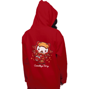 Shirts Pullover Hoodies, Unisex / Small / Red Goodbye Tony