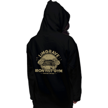Load image into Gallery viewer, Daily_Deal_Shirts Pullover Hoodies, Unisex / Small / Black Limgrave Iron Fist Gym
